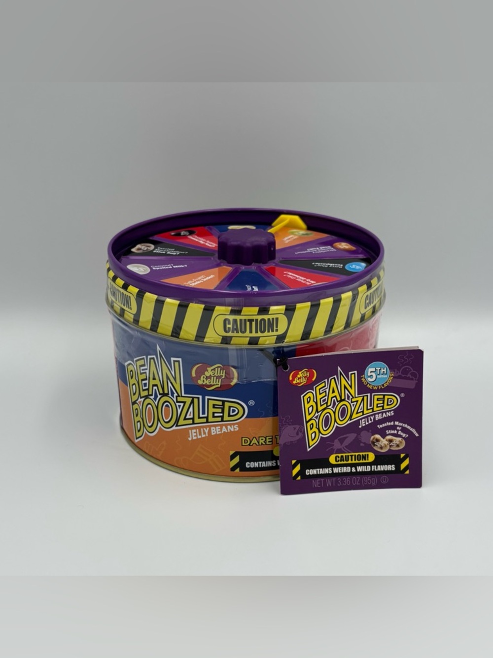 Y2K Jelly Belly Bean Boozled 5th Edt. Spinner Tin Board Game Jelly Bean 2018